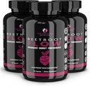 THE ENCLARE NUTRITION Beet Root Powder Capsules, Beetroot 1300mg. Nitric Oxide Supplements for Men, Supports Gut Health for Women, Energy, Brain, Athletic Performance, Heart Health Non GMO 180ct (3)