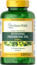 Puritan's Pride Evening Primrose Oil 1300 mg Softgels, 120 Count
