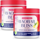 LIVORKA Baobab Bliss, All Natural Fiber Organic Fruit Powder Supplement, 60 Servings for 2 Months (Pack of 2)