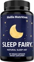 SLEEP FAIRY Natural Sleep Aid | Magnesium Glycinate 500mg, Melatonin 10mg, L-Theanine, B6, 5-HTP, GABA, Valerian Root & Ashwagandha | Herbal Sleeping Pills for Adults | Vegan Sleep Pills | MADE IN USA