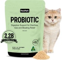 Probiotic for Cats & Kittens - Cat Probiotic Powder for Hairball Prevention, Digestive Support, Immune Health, Prebiotics, and Diarrhea Relief - Suitable for Indoor Cats & Kittens - 60 Scoops