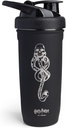 Smartshake Reforce Stainless Steel Harry Potter Dark Mark Logo Shaker Bottle (900 ml/30 oz) | Light Weight Resistance Sports Shaker Bottle with a Soft Lid | Leakproof, BPA Free & DEHP Free