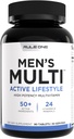 Rule 1 Men's Multi - Men's Daily Vitamins, Essential Minerals, Superfoods, Digestive Enzymes, Amino Acids, & Antioxidants for Active Lifestyles and Wellness Support (90 Tablets, 30 Day Supply)