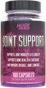 Huge Supplements Joint Support, Science-Backed Formula to Optimize Joint Comfort with Chondroitin, MSM, Glucosamine, Boswellia Extract for Men & Women, 30 Servings