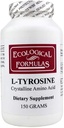 Ecological Formulas L-tyrosine Crystalline Amino Acid Powder, White, 150 Gram