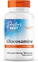 Doctors BEST Glucosamine, Joint Support, Non-GMO, Gluten Free, Soy Free, 1500 mg Per Serving, 180 Capsules