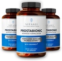 VITASEI Prostabionic with Graminex, Saw Palmetto, Pygeum Africanum - Bladder Control and Prostate Supplements for Men - 60 Capsules (Pack of 3)