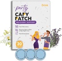 Party Capy Patch Recovery Patches (30-Pack)|Natural Patch with B12, Vitamin C & Green Tea | Feel Energized After a Big Night Out– for Unforgettable Nights & Productive Mornings