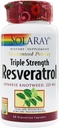 Solaray Triple Strength Resveratrol - 225 mg - 60 Vegetarian Capsules