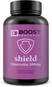 BoostCeuticals Quercetin 200 500mg Vegan Capsules – No Stearates Non GMO Gluten Free Antioxidant Bioflavanoid - Over 6 Months Supply
