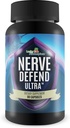 Nerve Defense Ultra - Nerve Health Support Supplement - Magnesium, Calcium, Vitamin D - Support Healthy Nerve Function & Circulation - Help Soothe Nerve Discomfort in Fingers, Hands, Toes, & Feet