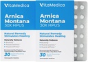 VitaMedica Arnica Montana Blister Pack 30X Tablets for Bruising Pain and Swelling | Plant Based Formula | Recommended by Plastic Surgeons | Natural Recovery Surgery Or Injury | 2 Pack | 30 Servings