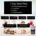 PROTIFIT - High Protein Meal Plan Starter Kit, 15g Protein Supplements & Snacks, 30 day Multivitamin, Ideal Protein Compatible (7 Day Kit)