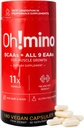 Oh!mino Essential Amino Acids Supplement. Caffeinated Capsules. All 9 EAAs, BCAAs and The Perfect Amino for Workouts, Amino Energy, and to Build Muscle, and Recover Faster.