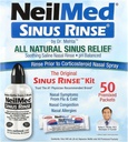 NeilMed Sinus Rinse - A Complete Sinus Nasal Rinse Kit, 50 count (Pack of 1) Count may vary