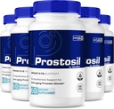 (5 Pack) Prostosil Capsules, All Natural Formula For Prostate Health Support, Maximum Strength Herbal Supplement for Control and Overall Health, Prosto sil Vitamin Pills Official Review (300 Capsules)