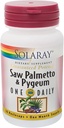 Guaranteed Potency Saw Palmetto and Pygeum One Daily - 30 Capsules