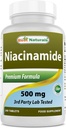 Best Naturals Niacinamide 500mg 240 Tablets (Suitable for Vegetarian) - Non-Flushing Form of Niacin (Vitamin B3)