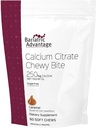 Bariatric Advantage Calcium Citrate Chewy Bites 250 mg - for Bariatric Surgery Patients - Vitamin D3 - Sugar-Free Chewable Calcium Supplement - Bariatric Calcium Chews - Caramel Flavor - 60 Count