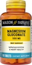 Mason Natural Magnesium Gluconate 550mg Tablets 100 Prevent Dizziness, Muscle Weakness