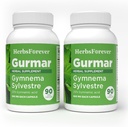 Herbsforever Gurmar Capsules – Gymnema Sylvestre – Herbal Supplement – 90 Capsules (Pack of 2)