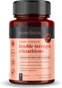 pureclinica Glutathione 1000mg x 60 Tablets. with 500mg Glutathione, 300mg ALA, and 200mg Vitamin C per Tablet.
