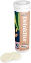 Drinklits Ginger Lime Electrolyte Tablets for Hydration | Great Taste - 0g Sugar - Essential Electrolytes - Daily Use | Single Tube (10 Tablets/Servings)