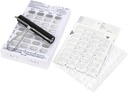 Ezy Dose Disposable (31-Day) Pill, Medicine, Vitamin Organizer Box | Monthly Planner | Kit includes Cards, Tray, Blisters, Brayer