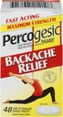 Percogesic Backache Relief Pain Reliever, Maximum Strength, 48 Tablets (2 Pack)