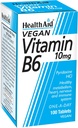 Health Aid Vitamin B6 (Pyridoxine HCl) 10mg 100 Tablets