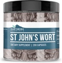 Earthborn Elements St. John’s Wort 200 Capsules, Pure & Undiluted, No Additives