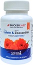 Bricker Labs Natural Lutein + Zeaxanthin Eye Supplement – Supports Eye, Brain, and Skin Health with Macular Carotenoids, Superior Bioavailability, AREDS2 Chosen Lutein Source – 60 Soft Gels
