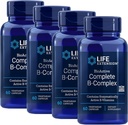 Life Extension BioActive Complete B Complex The Most Complete B Complex Formula 60 Vegetarian Capsules 4-Pak