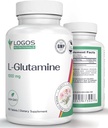L Glutamine 1000mg | Dietary Supplement for Muscle Tissues | Non-GMO L-Glutamine for Gut Health and Lining | Unflavored Pills (100 Count)