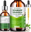 Soursop Bitters Extract Liquid Oil : Graviola Soursop Extract- Organic for Cell Support and Regeneration- Soursop Tincture Edible 2 fl oz, 60ml