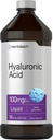 Horbäach Liquid Hyaluronic Acid Supplement | 100 mg | 16 oz | Mixed Berry Flavor | Non-GMO and Gluten Free Formula