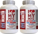 I LOVE MY PETS LLC Dog Eye Health Supplements - Dog Eye Health Complex - Premium Formula - Vet Recommended - Dog Cranberry - 2 Bottles (120 Treats)