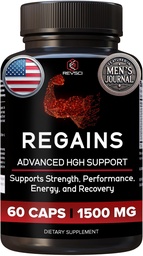 HGH Supplements for Men & Women - Regains Natural Anabolic Muscle Growth Building & Human Growth Hormone for Men, Muscle Builder for Men, Muscle Recovery Post Workout Supplement, 60 Protein Pills