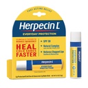 Herpecin L Lip Balm Stick; Cold Sore Sun & Fever Blisters and Chapped Lips Relief Lip Balm with SPF30, Lemon Balm, and Lysine, 0.1oz