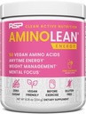 RSP NUTRITION AminoLean Pre Workout Powder, Amino Energy & Weight Management with Vegan BCAA Amino Acids, Natural Caffeine, Preworkout Boost for Men & Women, 30 Serv, Pink Lemonade…