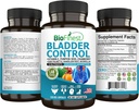 BioFinest Bladder Control Supplement for Men & Women - 120 Veg. Capsules - Saw Palmetto, Cranberry, Pumpkin Seed, Vitamin E, Boswellia, Dandelion Root - Urinary Tract Bladder Health - Made in USA