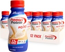 Premier Protein Shake MINIs, Vanilla, 22g Protein, 120 Calories, 1g Sugar, 8.75fl oz, Pack of 12
