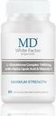 MD White Factor - Glutathione Supplement with Effective Antioxidants, Vitamin C & Lipoic Acid | (60 Capsules)