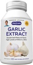 ANDREW LESSMAN Garlic Extract - 60 Capsules - Deodorized Natural Garlic Extract. Protective Sulfur-Based Compounds. Pure, Gentle, Odorless. No Aftertaste, No Stomach Upset, No Additives
