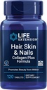 Life Extension Hair, Skin, & Nails- Collagen Plus, 120 Count