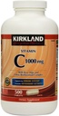 Kirkland Signature Vitamin C 1000 mg., 500 Tablets (2 Pack)