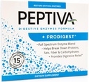 Peptiva Digestive Enzyme Supplement + ProDigest - Helps with Bloating, Gas, Constipation - 15 Count