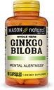 Mason Vitamins Gingko Biloba Capsules, 90 Count