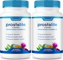 (2 Pack) Prostalite Capsules, Prostalite Prostate Support Supplement, Prostalite All-Natural Supplement for more Control, Prostalite Maximum Strength Pills, Prosta lite Reviews (120 Capsules)