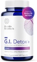 Biocidin G.I. Detox+ Activated Charcoal Binder & Zeolite Detox Supplements with Silica - Helps Bind & Clear Toxins - Supports Full Body Cleansing and May Reduce Bloating (60 Capsules)
